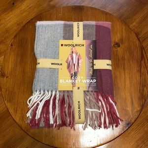 NWT Woolrich Buffalo Check Cozy Blanket Wrap